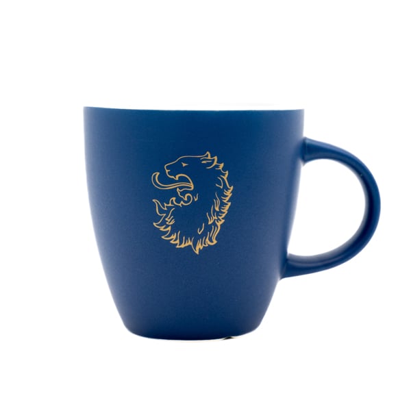 Kubek ceramiczny matowy, nadruk dwustronny, złoto matowe